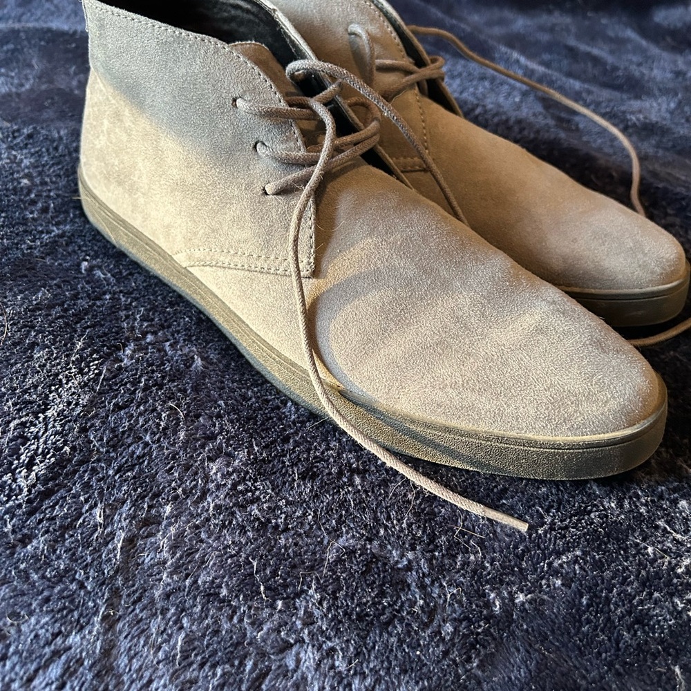 Men's Grey Suede Shoes